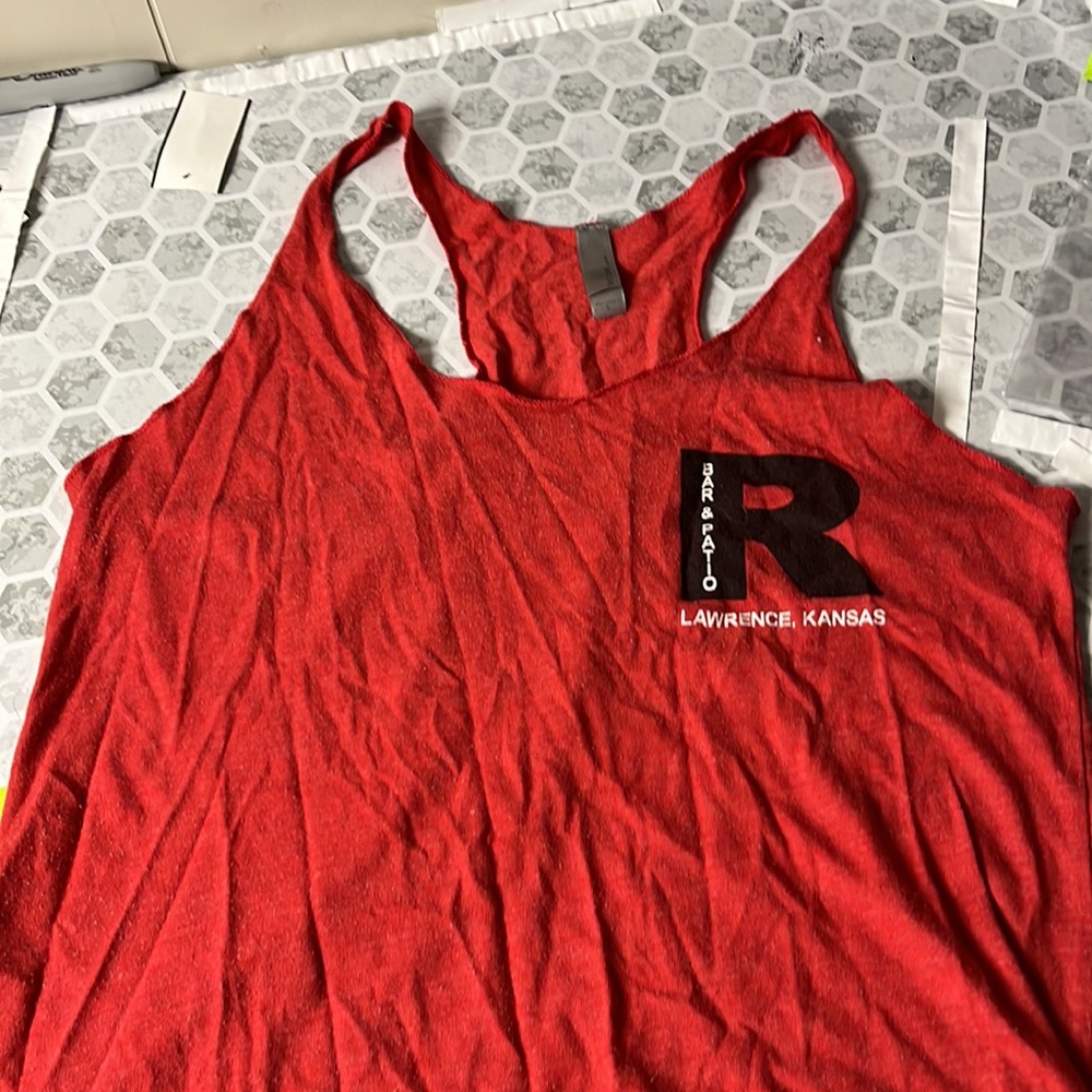 Next Level Large R Bar Patio Racerback Tank Top - Picture 4 of 5